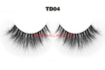 3D Clear Band Mink Strip Lashes TD04