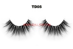 3D Clear Band Mink Strip Lashes TD05