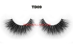 3D Clear Band Mink Strip Lashes TD09