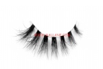 3D Clear Band Mink Strip Lashes SC40