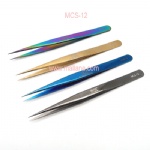 Eyelash Extension Tweezers Straight MCS12